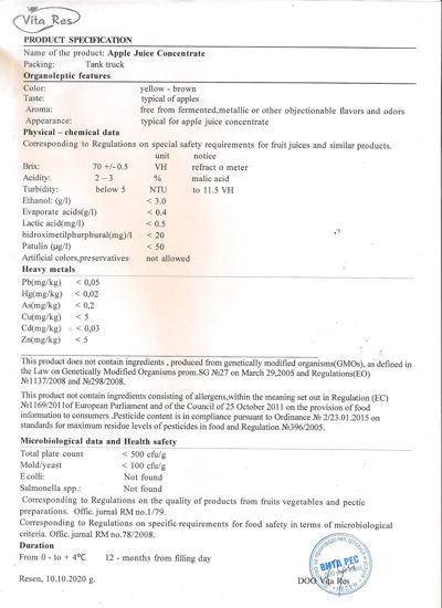 Picture of Juice Concentrate